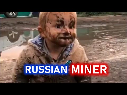 Drunk russian coal miner childhood flashback - comedy
