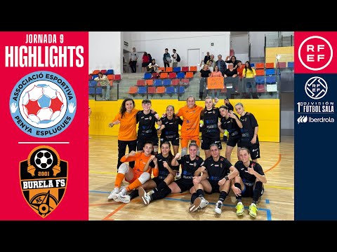 Resumen #PrimeraIberdrola | AE Penya Esplugues 2-3 CD Burela FS| Jornada 9