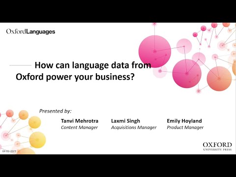 How can language data from Oxford power your business?