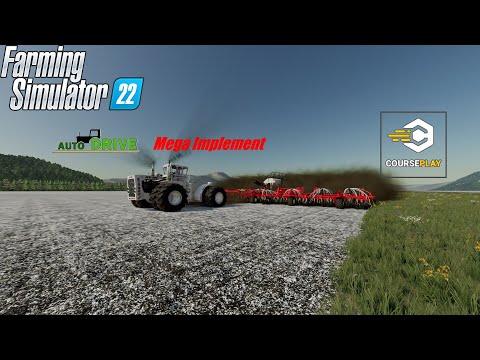 Farming Simulator 22 ||AutoDrive Refill Mega Implement