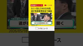 カジノを含む統合型リゾート施設"IR"の方向性　道が有識者懇談会を開催　経済効果や依存症対策を議論