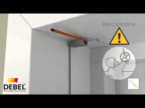 Plisségardin Debel Flex Ljusavskärmande