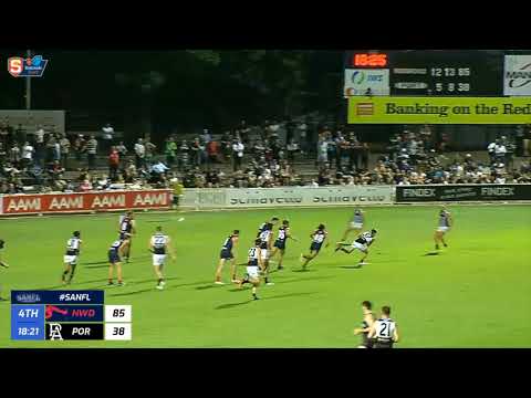 Port's Taj Schofield kicks his first SANFL goal - Rd 1 Statewide Super League
