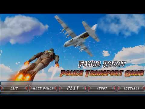Midair Flying Bike Police Robot Transport Games