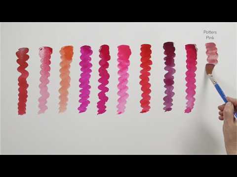 Tutorial : Winsor & Newton PINKS