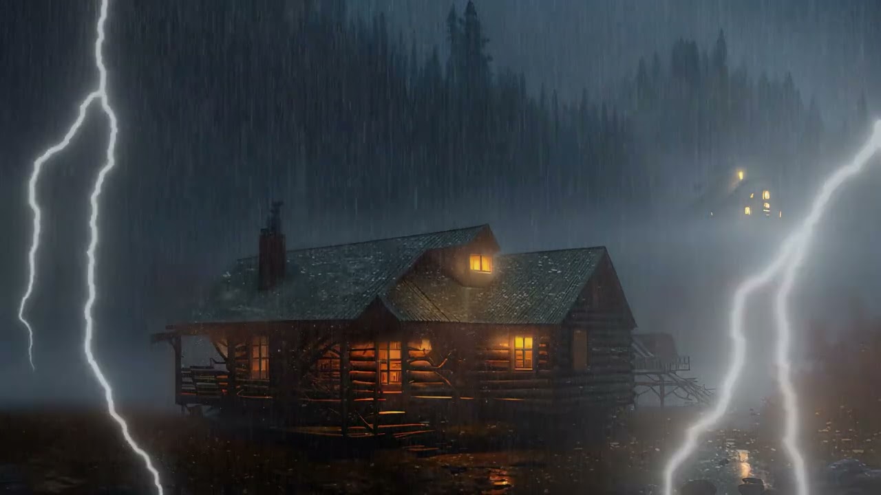 Rain Sounds for Sleep: Fall Asleep Instantly with Gentle Rain & Thunder