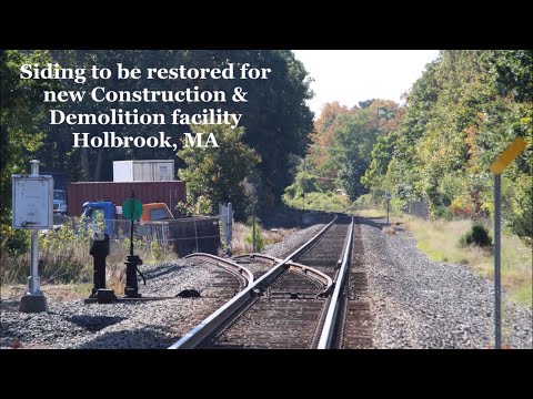 Abandoned spur to be restored & expanded - Holbrook, MA - 10/12/2022