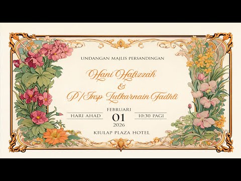 Majlis Persandingan - Zulkarnain Fadhli & Hani Hani Hafizzah