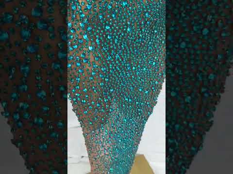 Luxurious Diamonds Sleeveless Long Dress Women Sexy Mesh See Through Celebrate Evening Prom Birthday