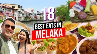 Travel vlog - 18 Best Eats in Melaka | What to Eat in Melaka