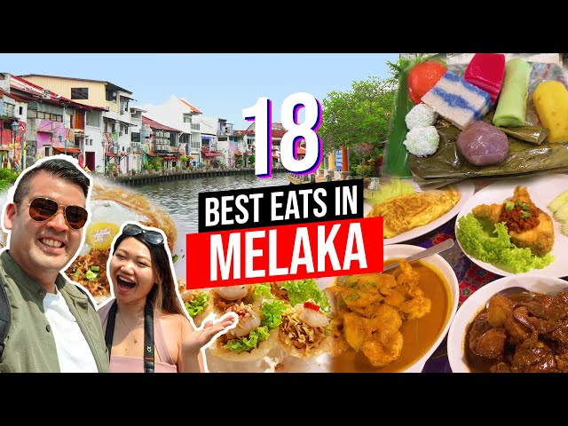 Travel vlog - 18 Best Eats in Melaka | What to Eat in Melaka