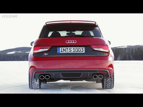 Audi S1 - Awesome Test Drive on Snow [No Talking]