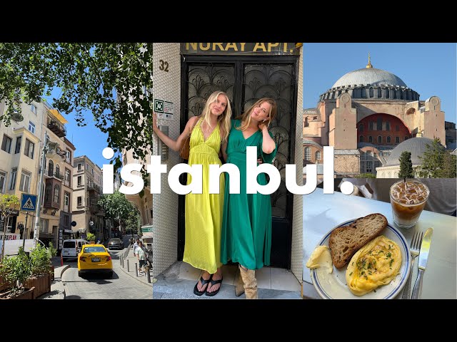 Travel vlog - girls trip to istanbul | turkish food, thrifting & exploring the city