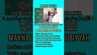 Download lagu MAKNA TAUHID RUBUUBIYAH mp3