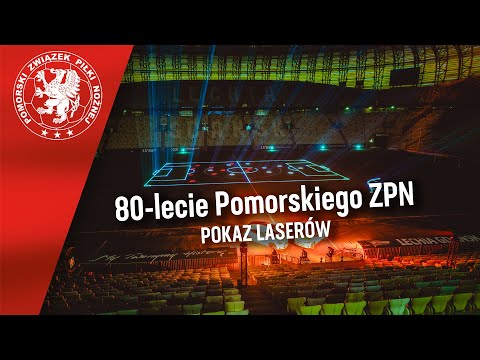 80-lecie Pomorskiego ZPN: pokaz laserów
