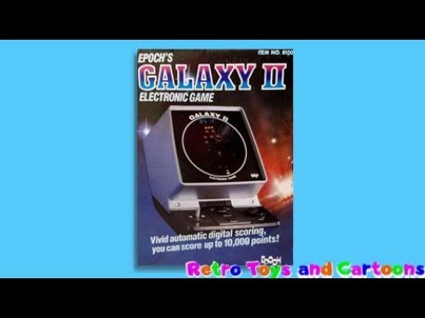 Galaxy II Electronic Game Epoch Commercial Retro Toys and Cartoons