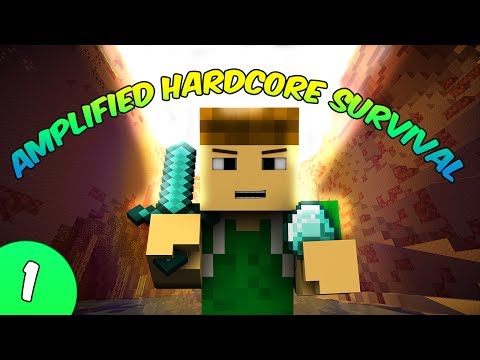 Amplified Hardcore Survival Ep1 - All the mountains!