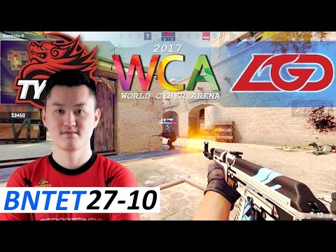 BnTeT 27-10 / LGD vs TyLoo / Mirage / CS:GO WCA 2017 China Qualifier