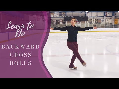Learn Backward Cross Rolls (Cross Steps) On Ice!