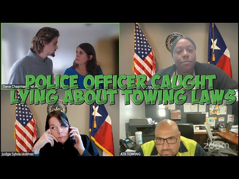 Cop BLOCKED Man From Leaving Just To Tow Him?