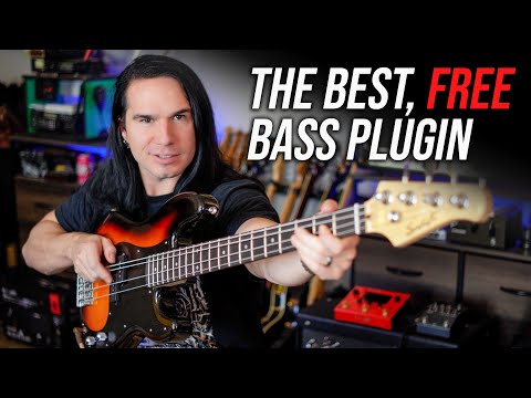 Recording THUNDEROUS BASS with MY FAVORITE BASS GUITAR PLUGIN (and it's a free download)