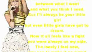 Don&#39;t Wanna Be Torn - Hannah Montana - Lyrics
