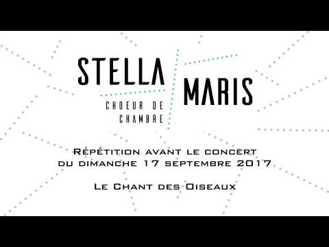 Stella Maris - répétition de Notre âme, d'Anthony Girard, avant la création en concert