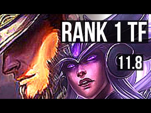 TWISTED FATE vs SYNDRA (MID) | Rank 1 TF, 7/3/9, Rank 23 | TR Challenger | v11.8