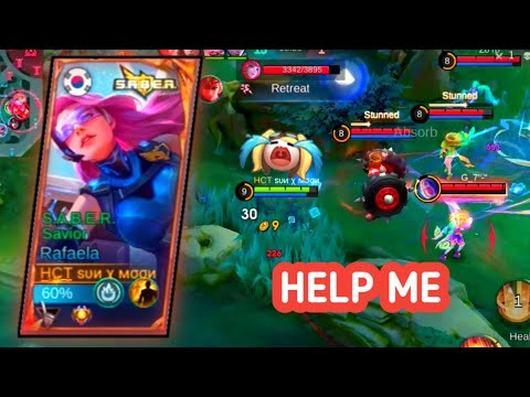 DON'T LET LAYLA LATE GAME 🥲 YOU WILL CRY IN THE END 😭 RAFAELA MOBILE LEGENDS GAMEPLAY -MLBB 