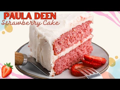 This Paula Deen Strawberry Cake melts in your mouth – your new favorite dessert!