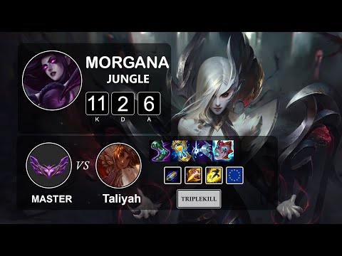 Jungle Morgana vs Taliyah - LOL EUW Master Season 12 Patch 12.2