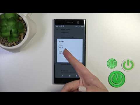 How to Check the Phone Mode on a SONY Xperia XA2 - Seeing the Device Model Name