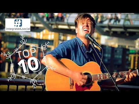 Alex Gibson Back Pocket - Street Performer Singing new Rock Song