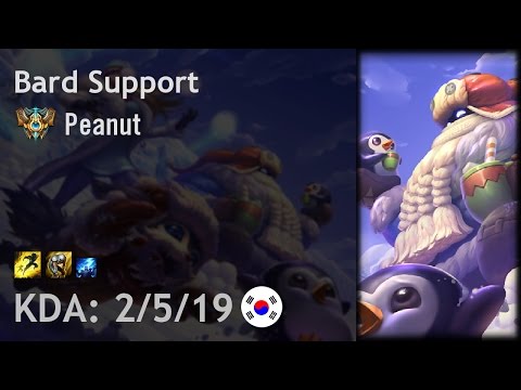 Bard Support vs Thresh - Peanut - KR Challenger Patch 7.1