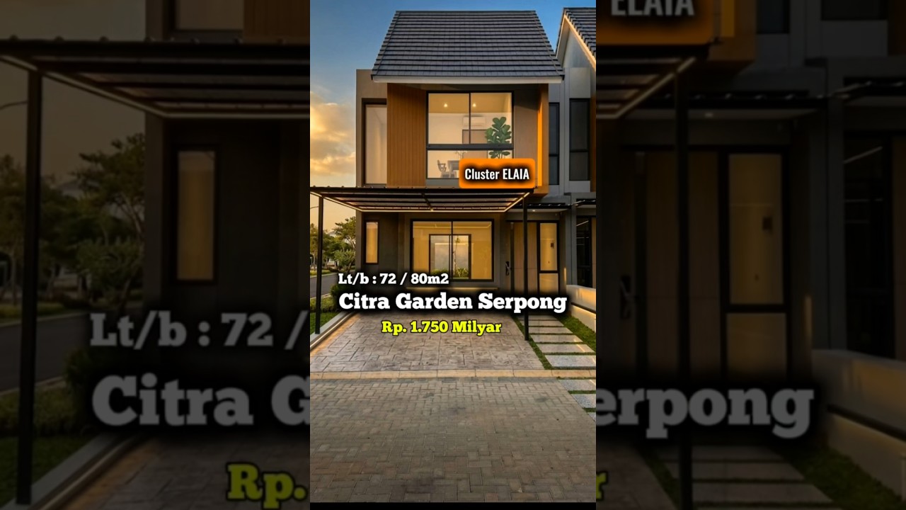 Citra Garden Sepong Cisauk House Near Toll and Station