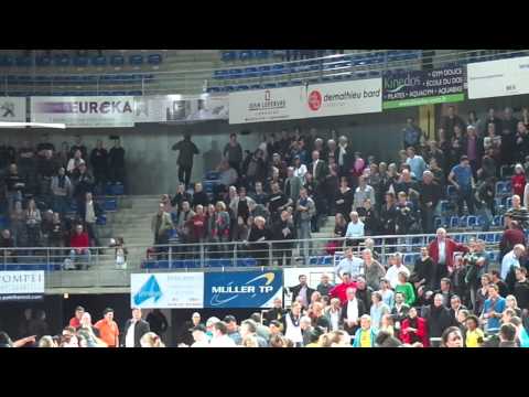 Ambiance après la victoire du Metz Handball contre Issy Paris demie finale championnat