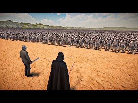 DARTH VADER & JASON VOORHEES VS 1,000,000 ZOMBIES - Ultimate Epic Battle
