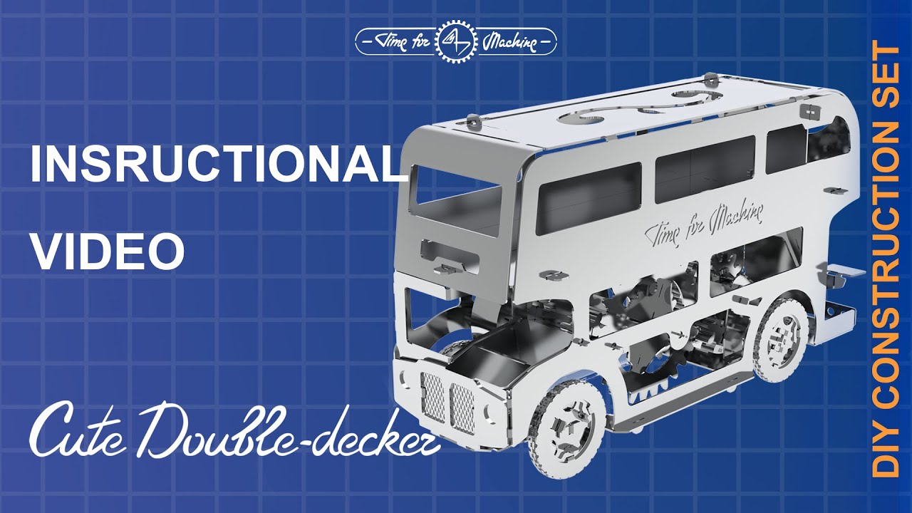 Oceľová stavebnica Autobus