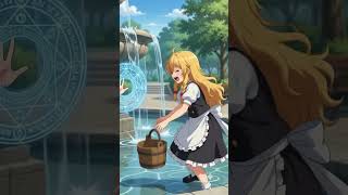 【AI】水遊びをする霊夢と魔理沙2   #shorts