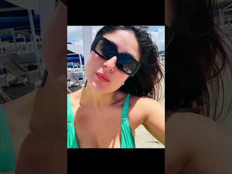 Kareena Kapoor Khan's Beach Vacation with a Funny Twist! 😍🌊|Amesora28|