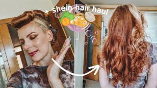 Trying the viral overnight heatless blowout + shein hair products haul // Tiktok made me do it