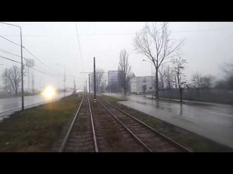 A trip on the Sinteza branch of the Oradea tram system!