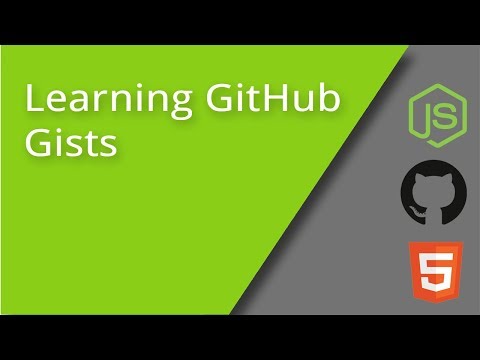 Learning GitHub Gists