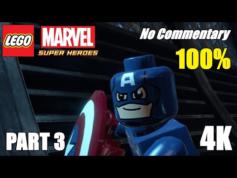 LEGO Marvel Super Heroes (PC) – Part 3 | 100% Full Playthrough [4K No Commentary]
