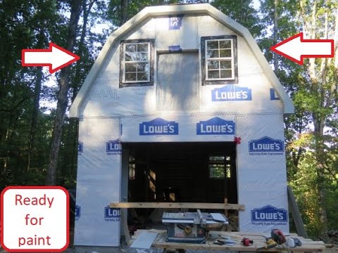 Eps.#77 Finishing the eaves on a gambrel and Jenkinhed-roofed barn