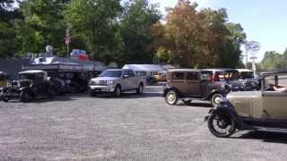 preview picture of video 'Twin Cities Model A Ford Club Visits The Delta Diner | Northwest Wisconsin Car Club Drive'
