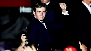 Barron Trump Arrives at NYU for 1st Day of College