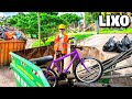 Bike Mounted Inside The Landfill