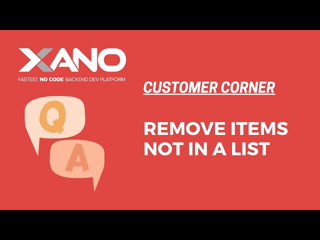 Customer Corner: Return Items Not In a List