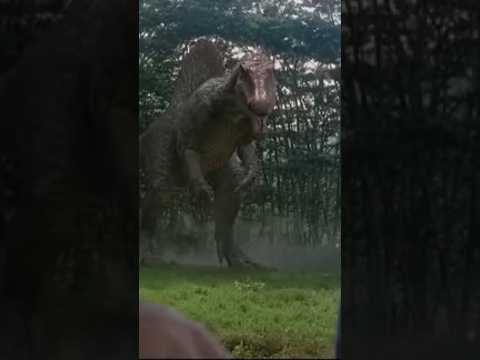 #spinosaurus eats the satellite phone #jurassicpark 3 #scene